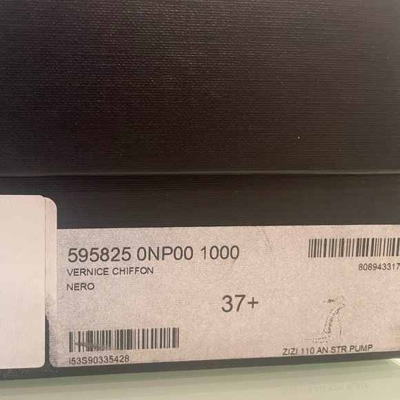 YSL Saint Laurent Zizi 110 Ankle Strap Platform Pumps. Nero size 37.5 - Picture 6 of 6